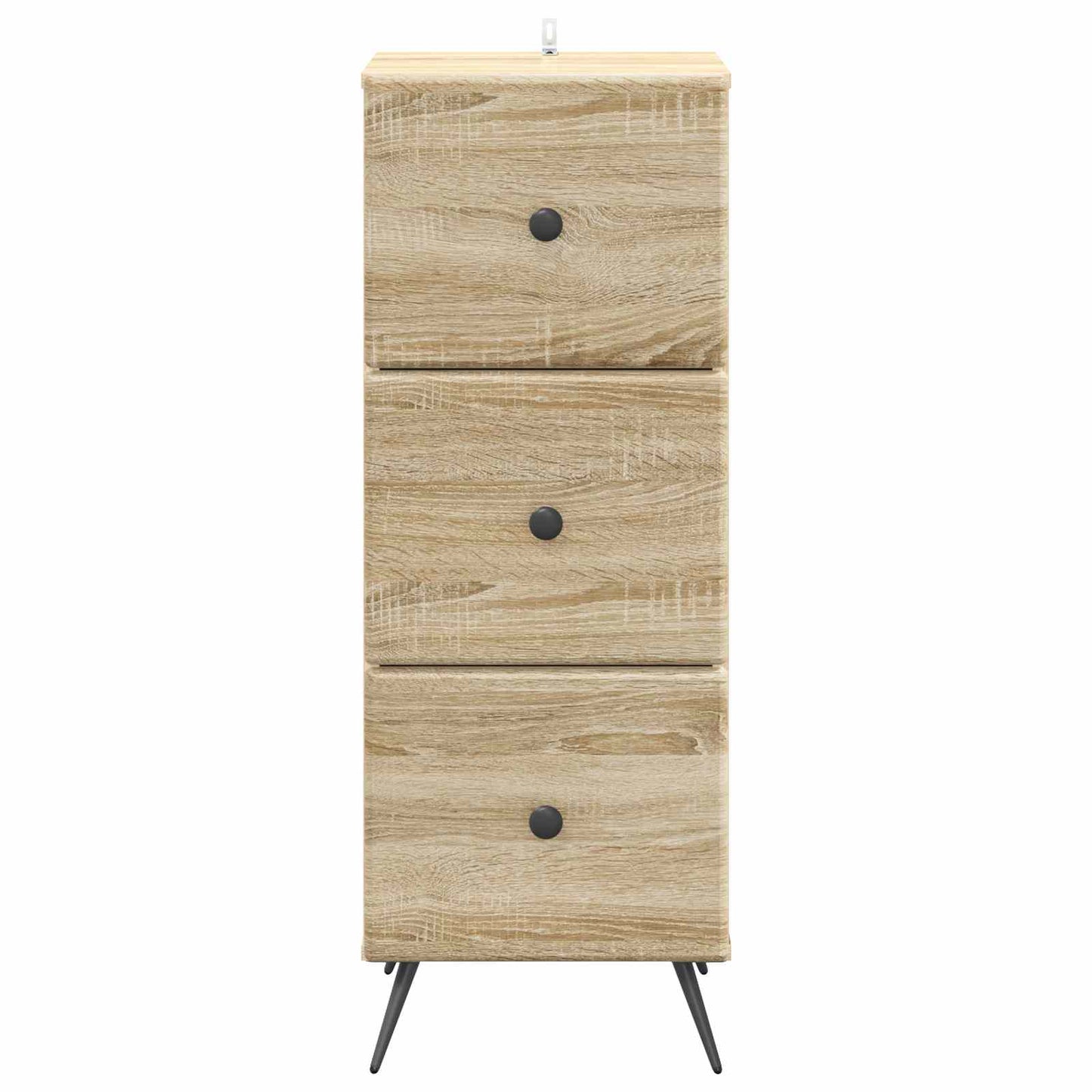 Drawer Cabinet Sonoma Oak 33 x 34.5 x 90 cm Engineered Wood