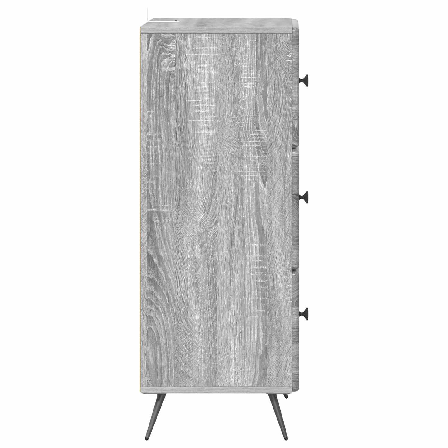 Drawer Cabinet Grey Sonoma 33 x 34.5 x 90 cm Engineered Wood