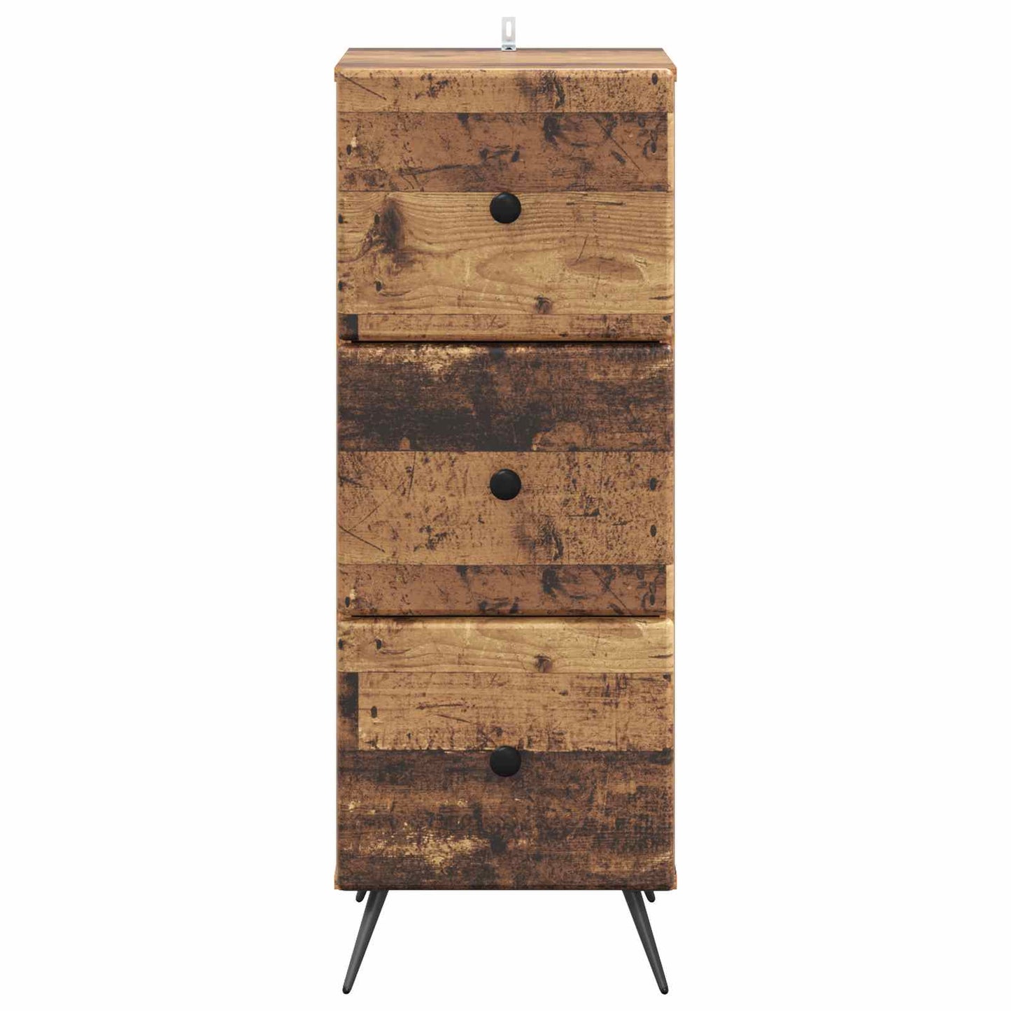 Drawer Cabinet Old Wood 33 x 34.5 x 90 cm Engineered Wood