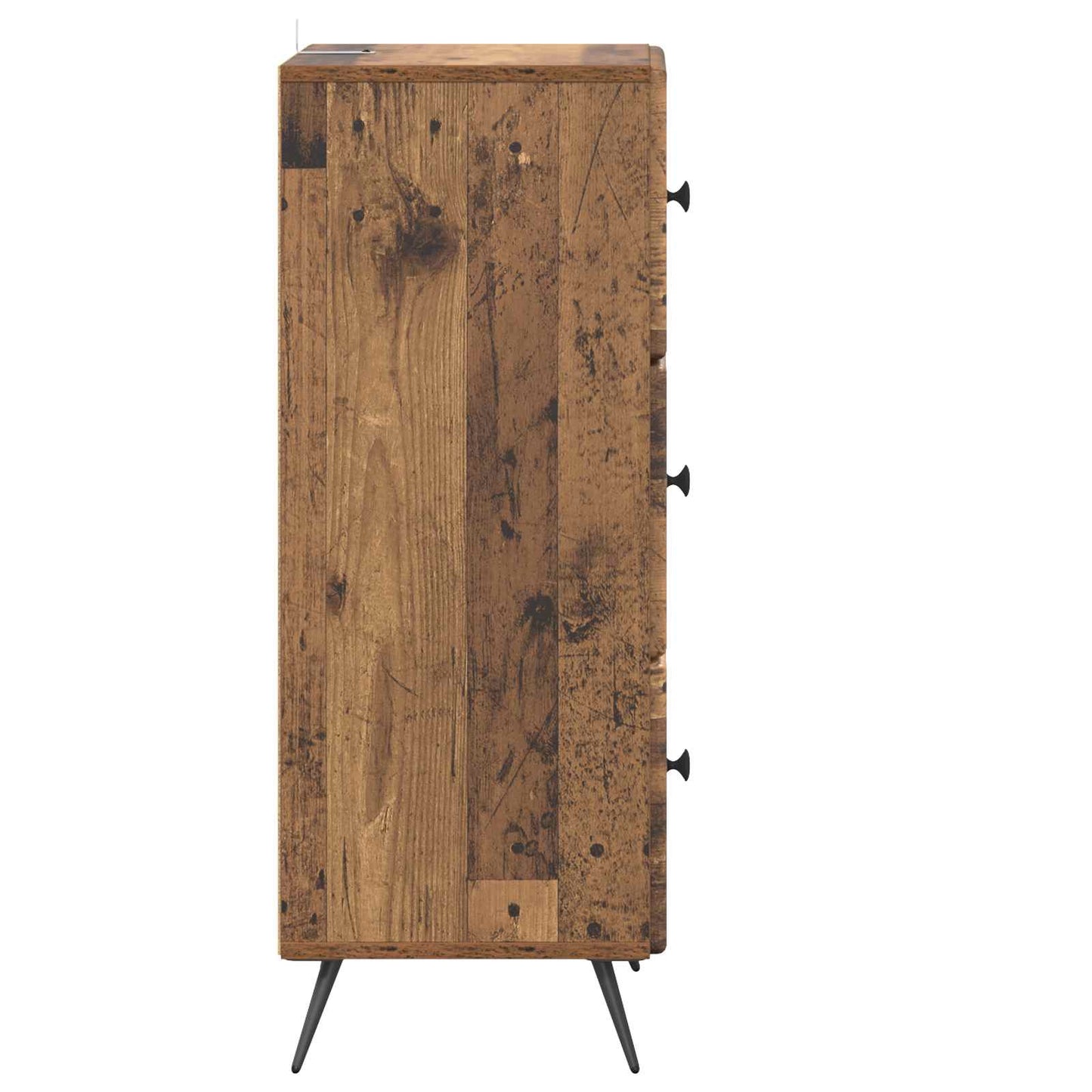 Drawer Cabinet Old Wood 33 x 34.5 x 90 cm Engineered Wood