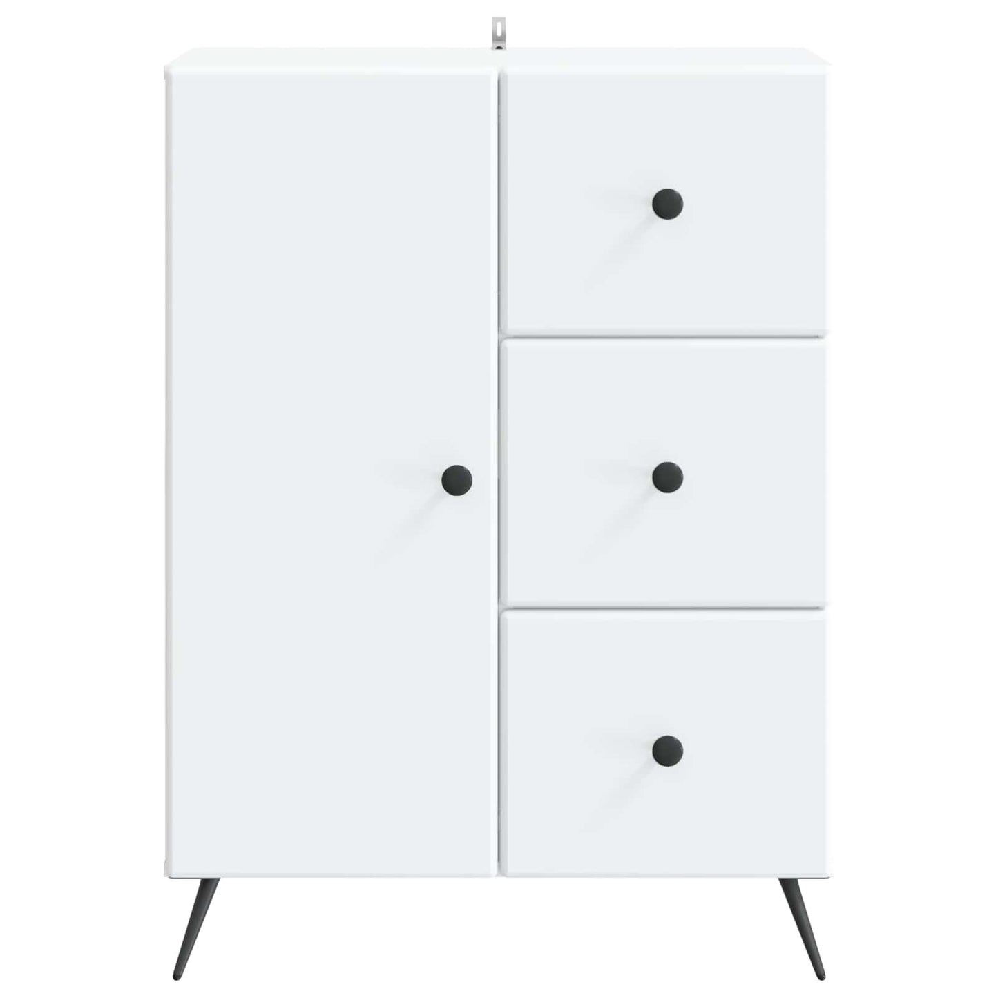 Sideboard White 66 x 34.5 x 90 cm Engineered Wood
