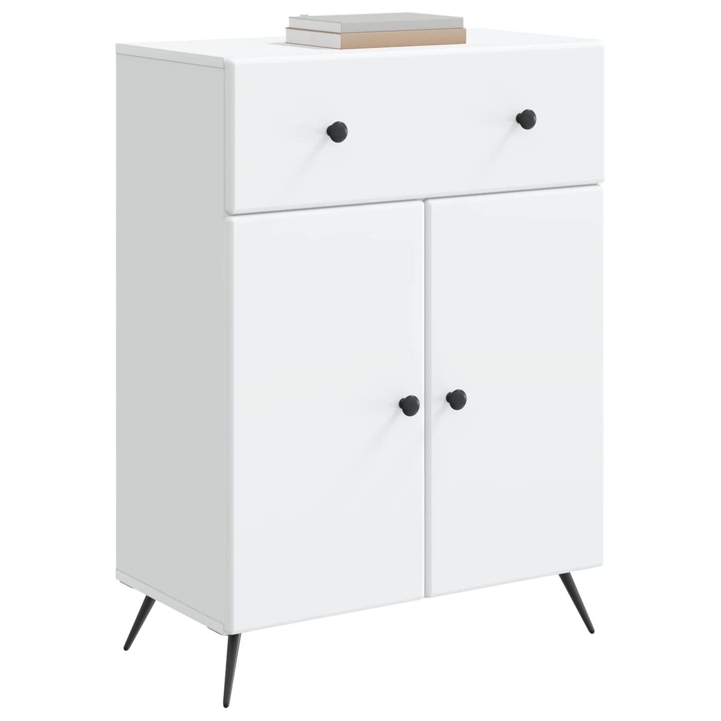 Sideboard White 66 x 34.5 x 90 cm Engineered Wood