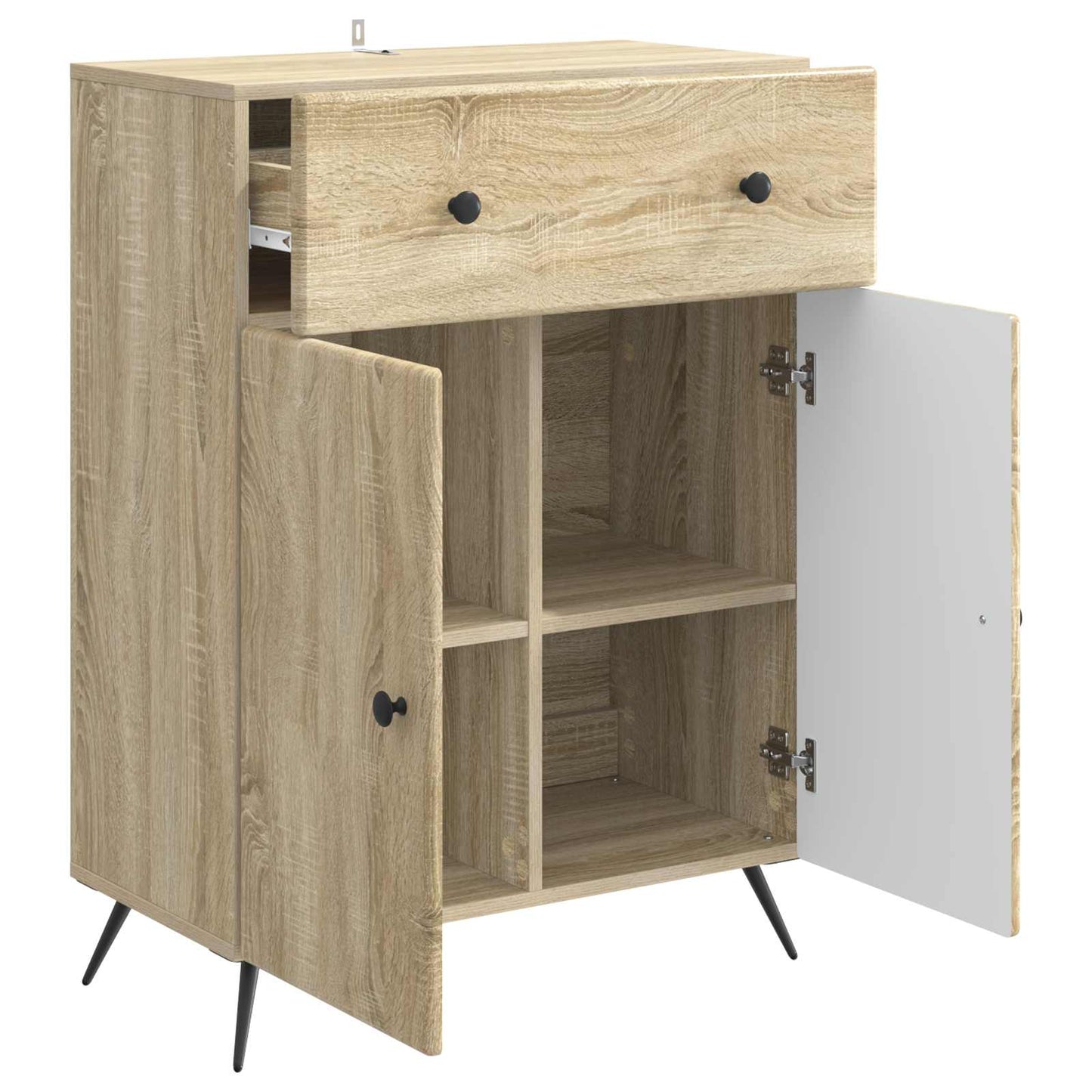 Sideboard Sonoma Oak 66 x 34.5 x 90 cm Engineered Wood