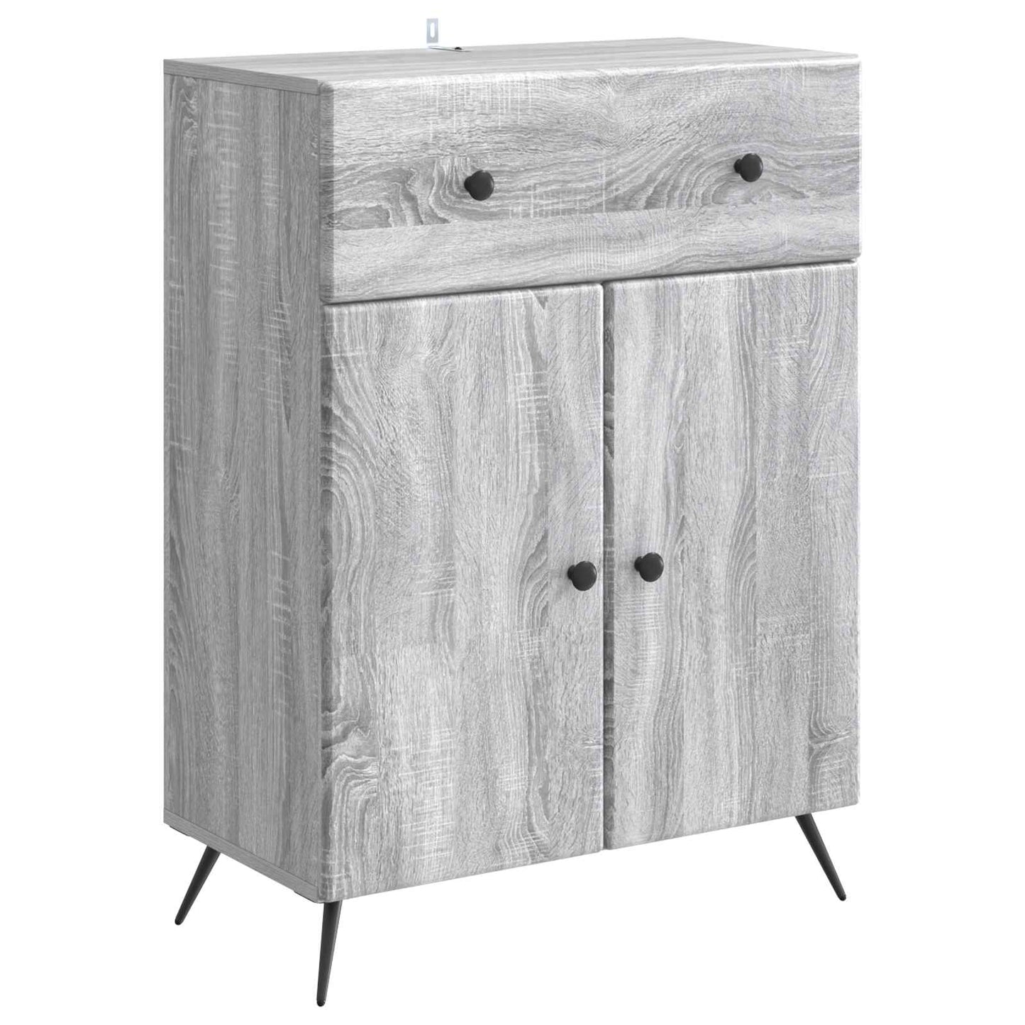 Sideboard Grey Sonoma 66 x 34.5 x 90 cm Engineered Wood