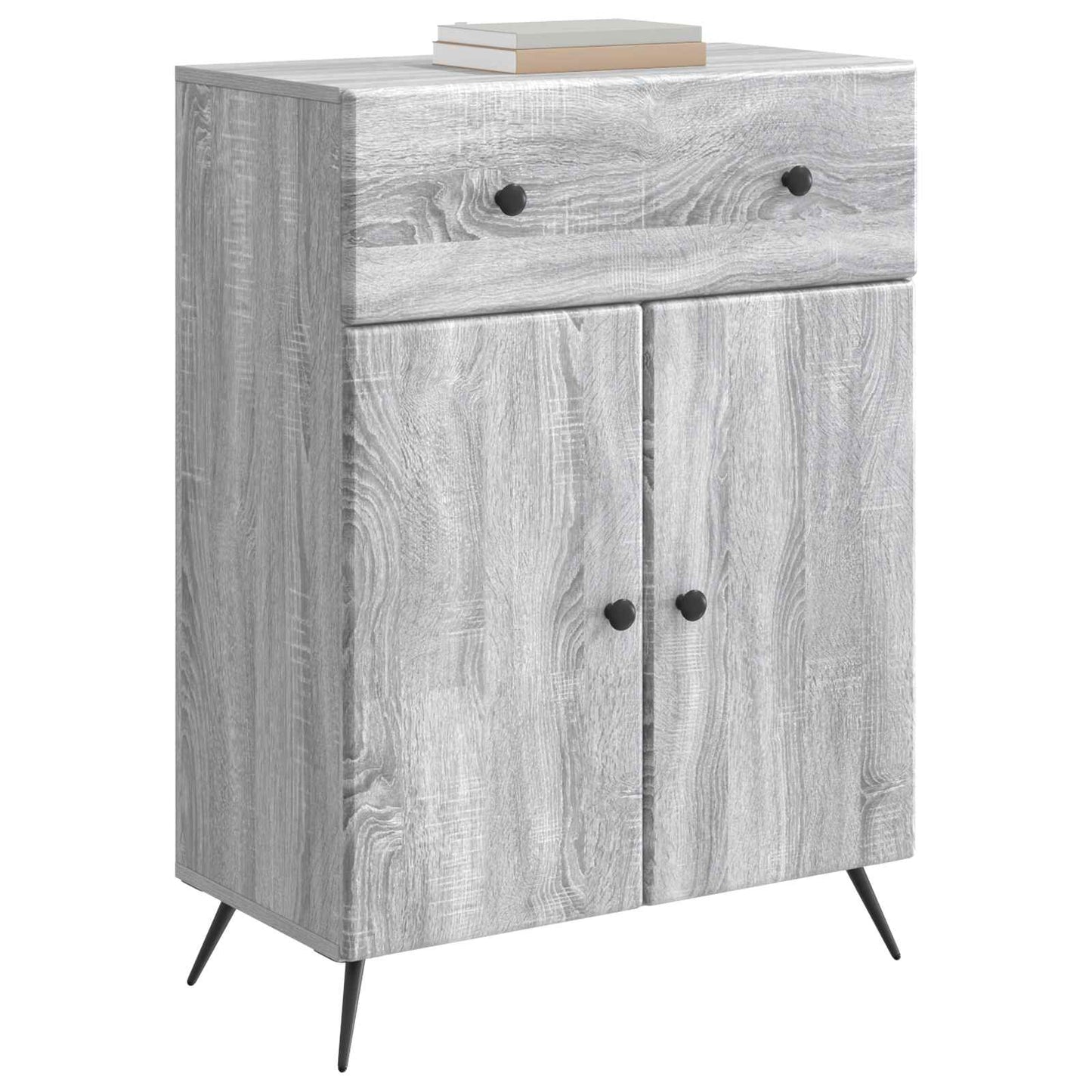 Sideboard Grey Sonoma 66 x 34.5 x 90 cm Engineered Wood