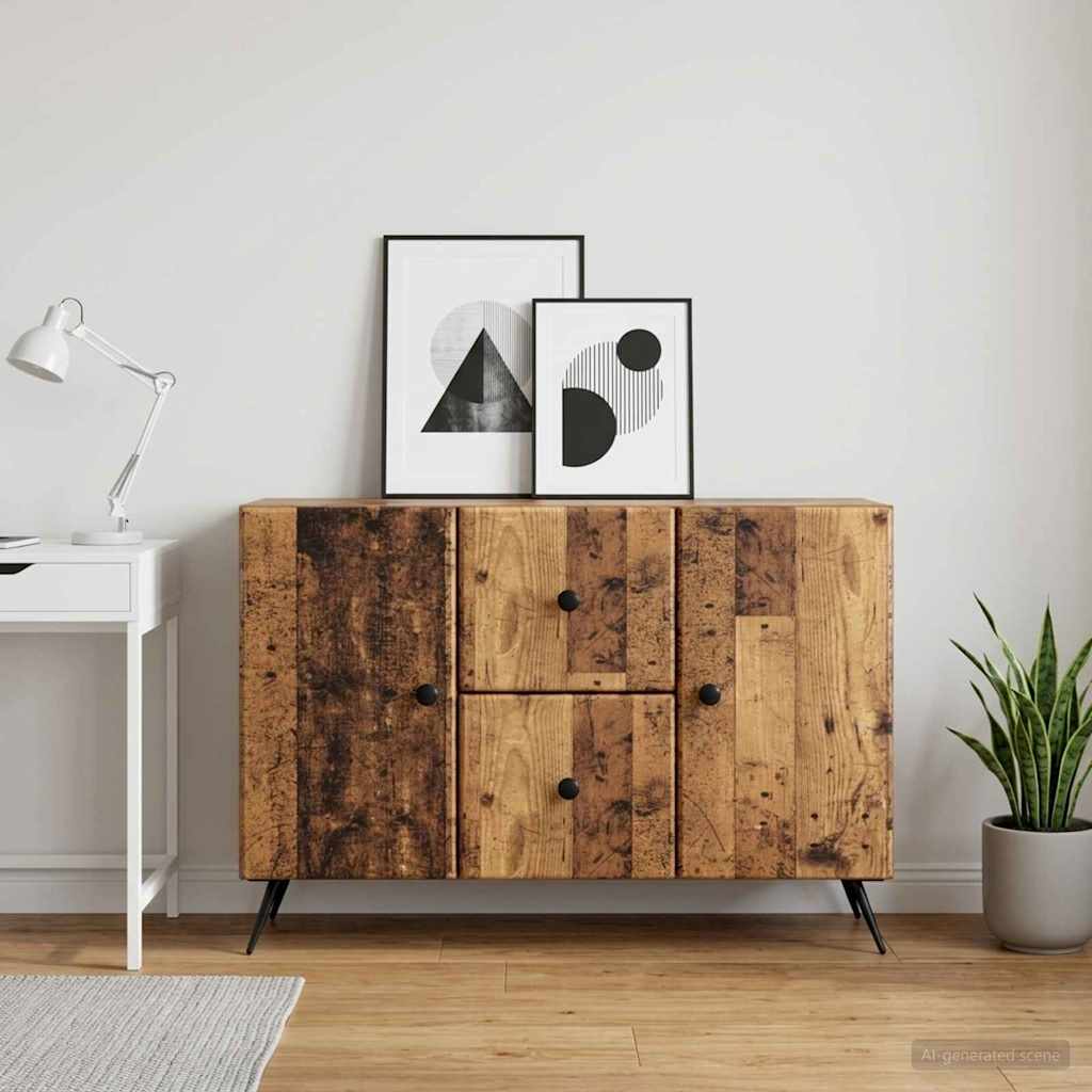 Sideboard Old Wood 89 x 34.5 x 60 cm Engineered Wood