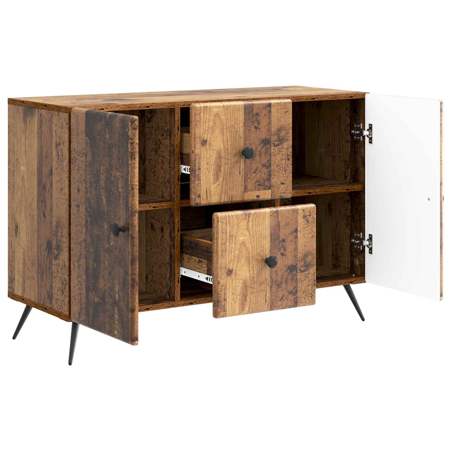 Sideboard Old Wood 89 x 34.5 x 60 cm Engineered Wood