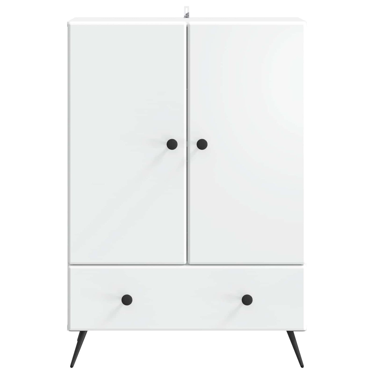 Sideboard White 66 x 34.5 x 95 cm Engineered Wood
