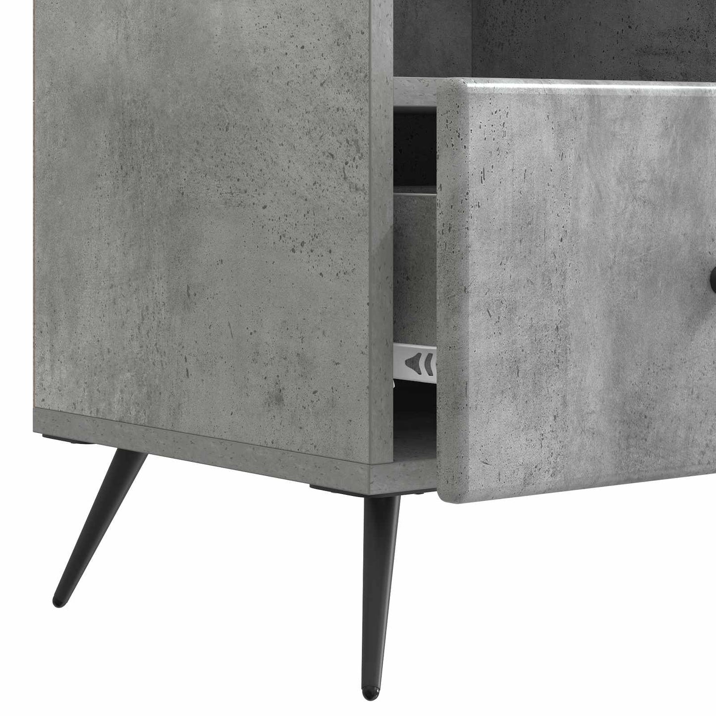 TV Cabinet Concrete Grey 102 x 34.5 x 50 cm Engineered Wood