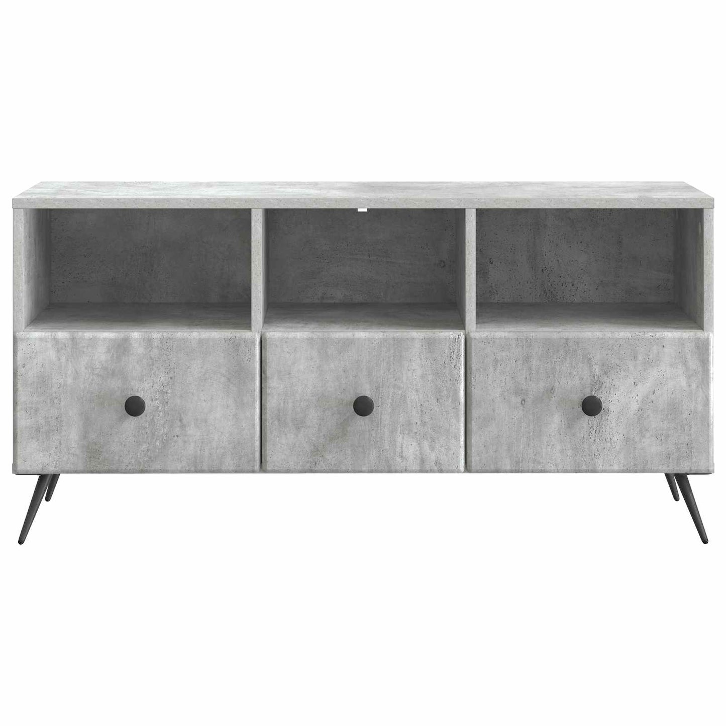 TV Cabinet Concrete Grey 102 x 34.5 x 50 cm Engineered Wood