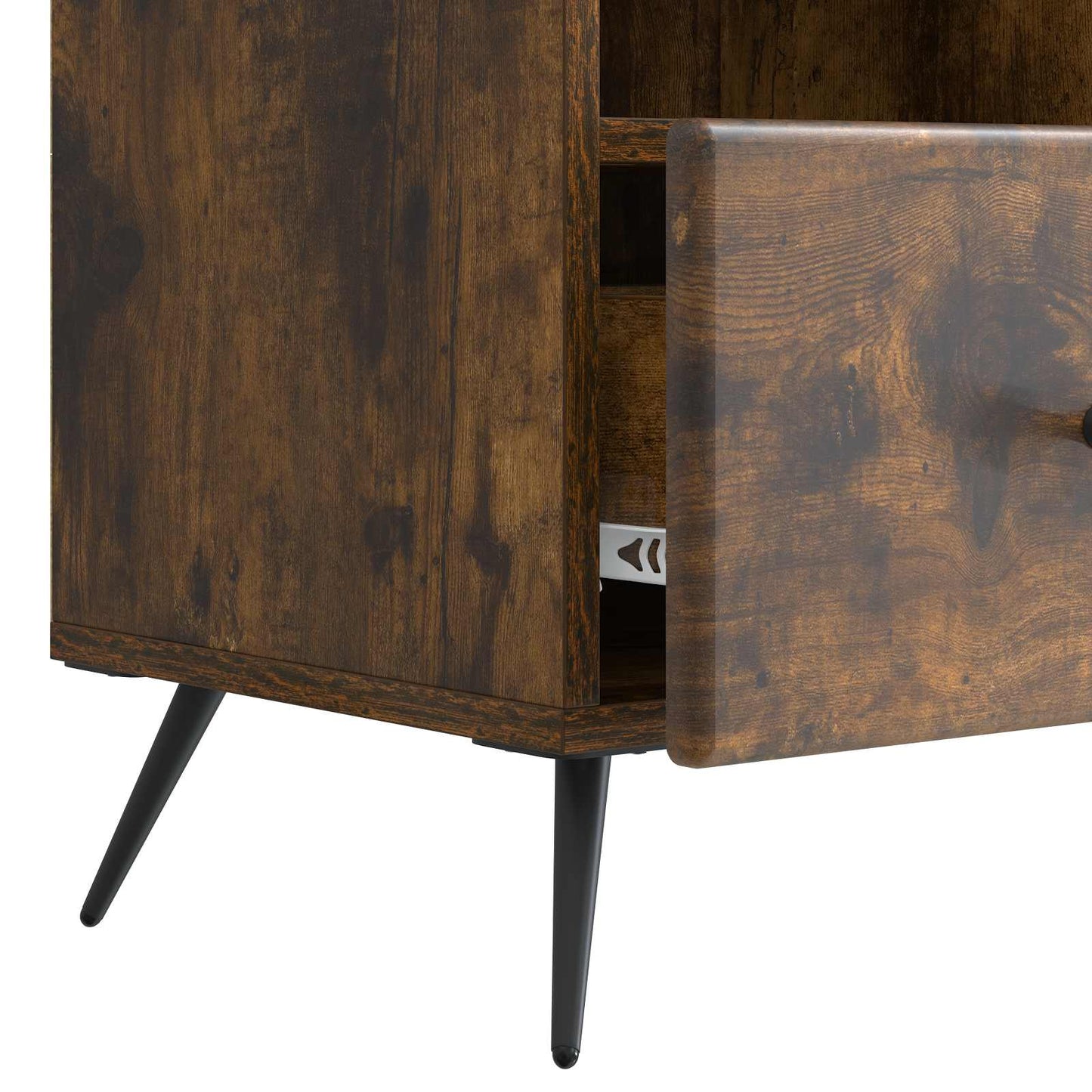 TV Cabinet Smoked Oak 102 x 34.5 x 50 cm Engineered Wood