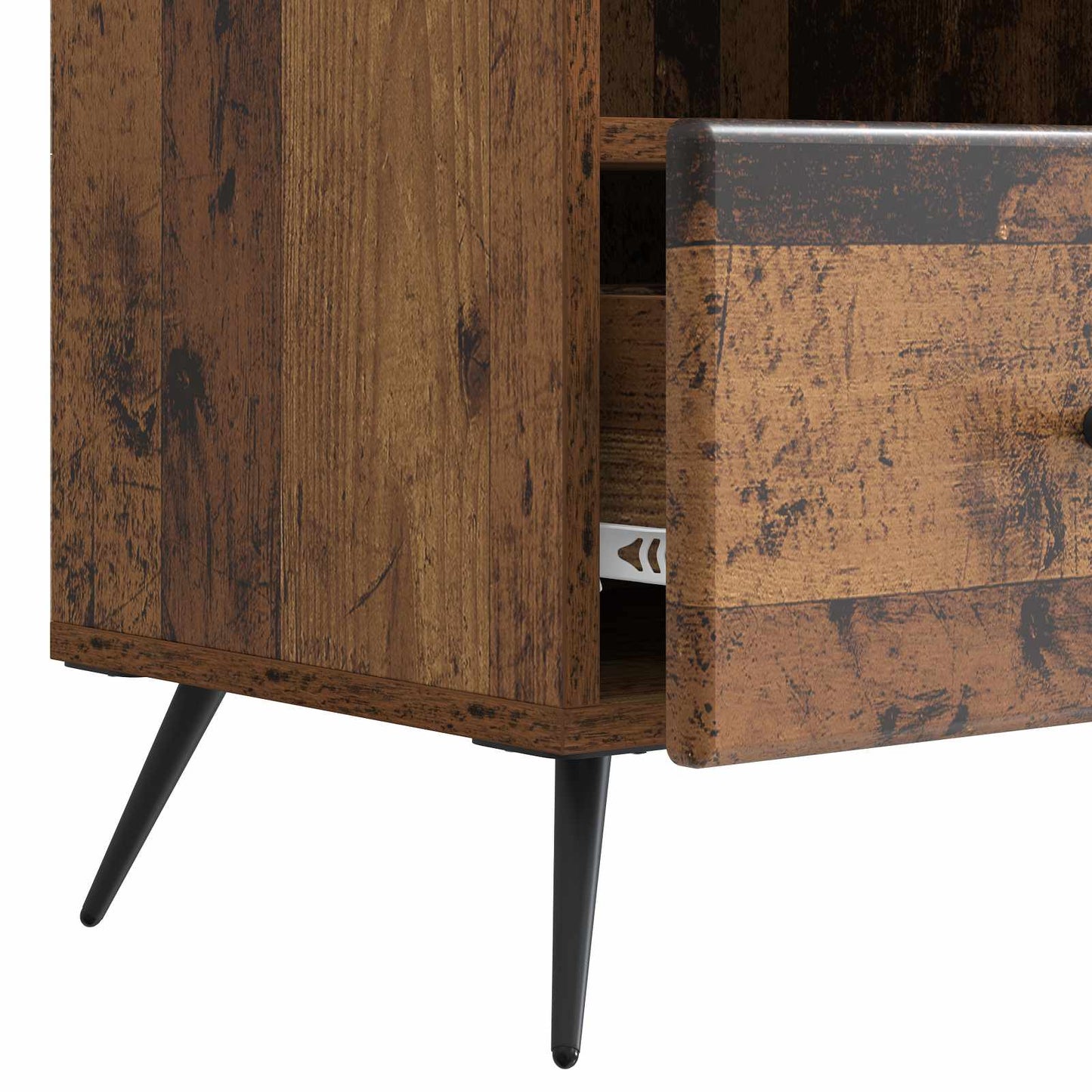 TV Cabinet Old Wood 102 x 34.5 x 50 cm Engineered Wood