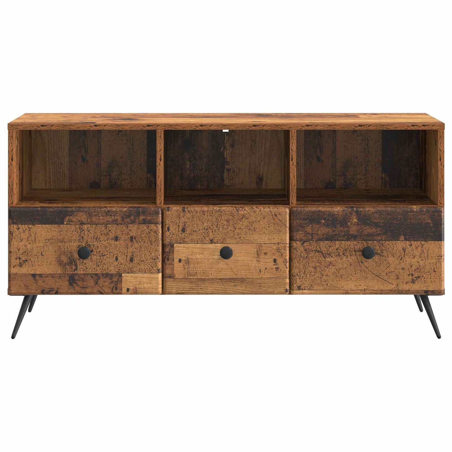 TV Cabinet Old Wood 102 x 34.5 x 50 cm Engineered Wood