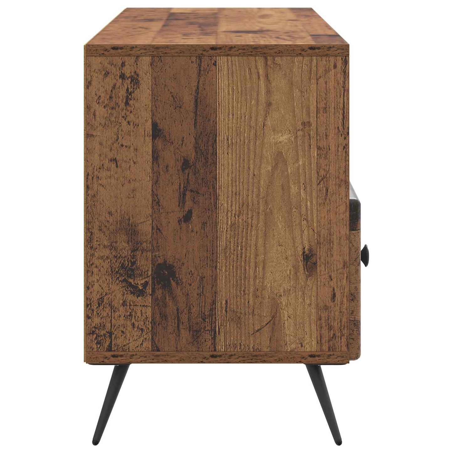 TV Cabinet Old Wood 102 x 34.5 x 50 cm Engineered Wood