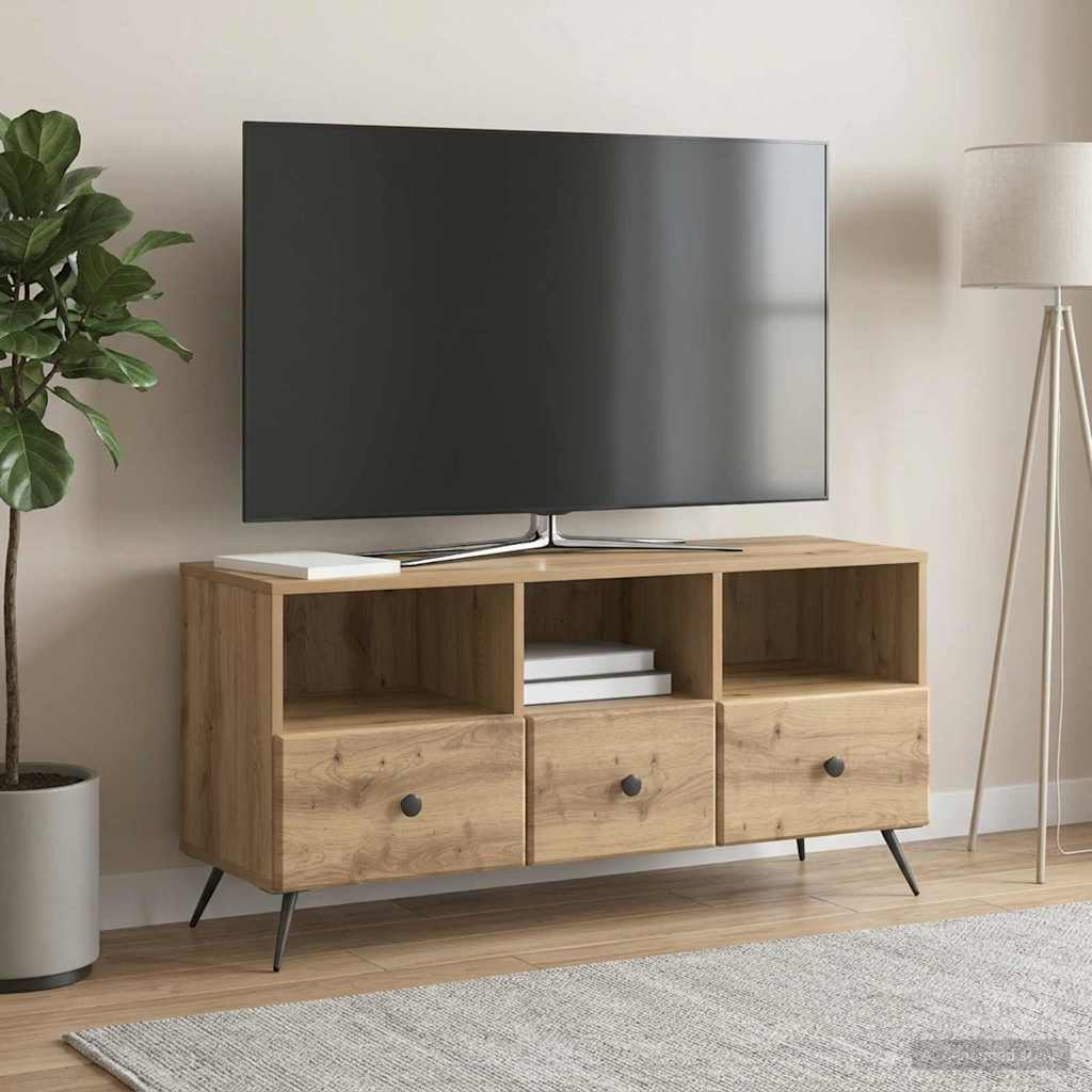 TV Cabinet Artisan Oak 102 x 34.5 x 50 cm Engineered Wood