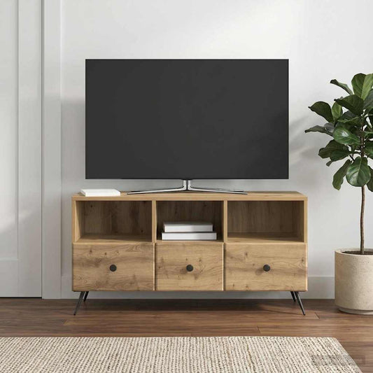 TV Cabinet 102 x 34.5 x 50 cm Artisan Oak Engineered Wood