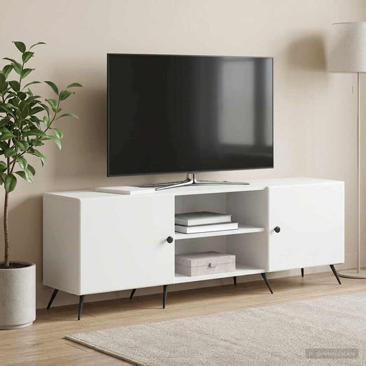 TV Cabinet 150 x 31 x 50 cm White Engineered Wood