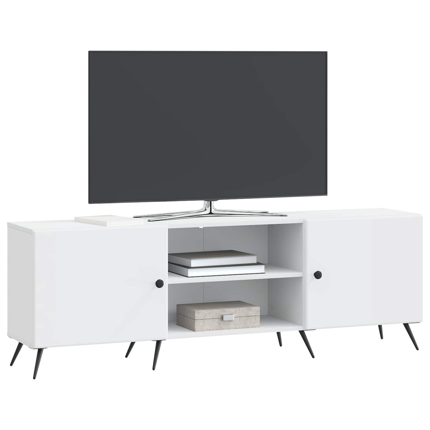 TV Cabinet White 150 x 31 x 50 cm Engineered Wood