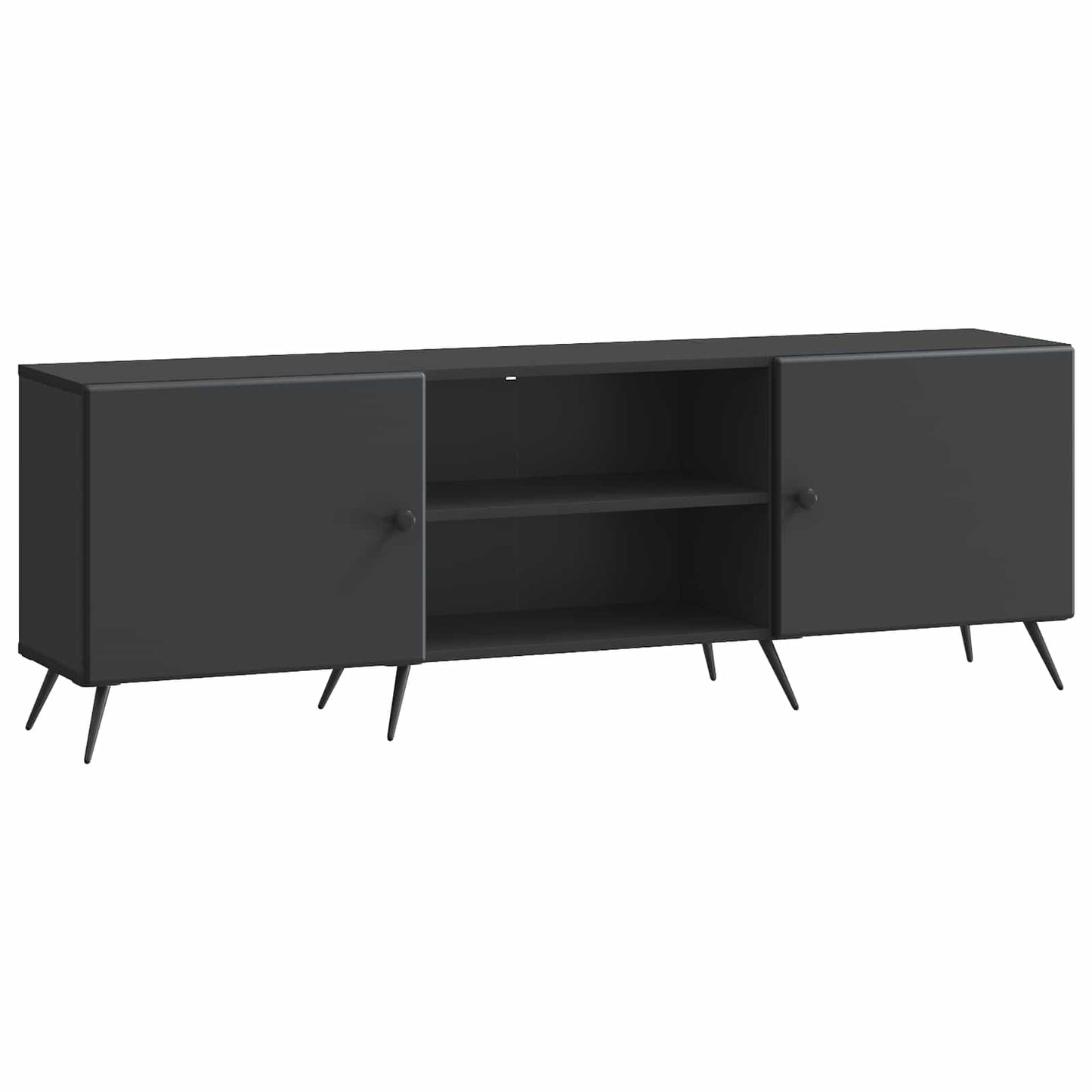 TV Cabinet Black 150 x 31 x 50 cm Engineered Wood