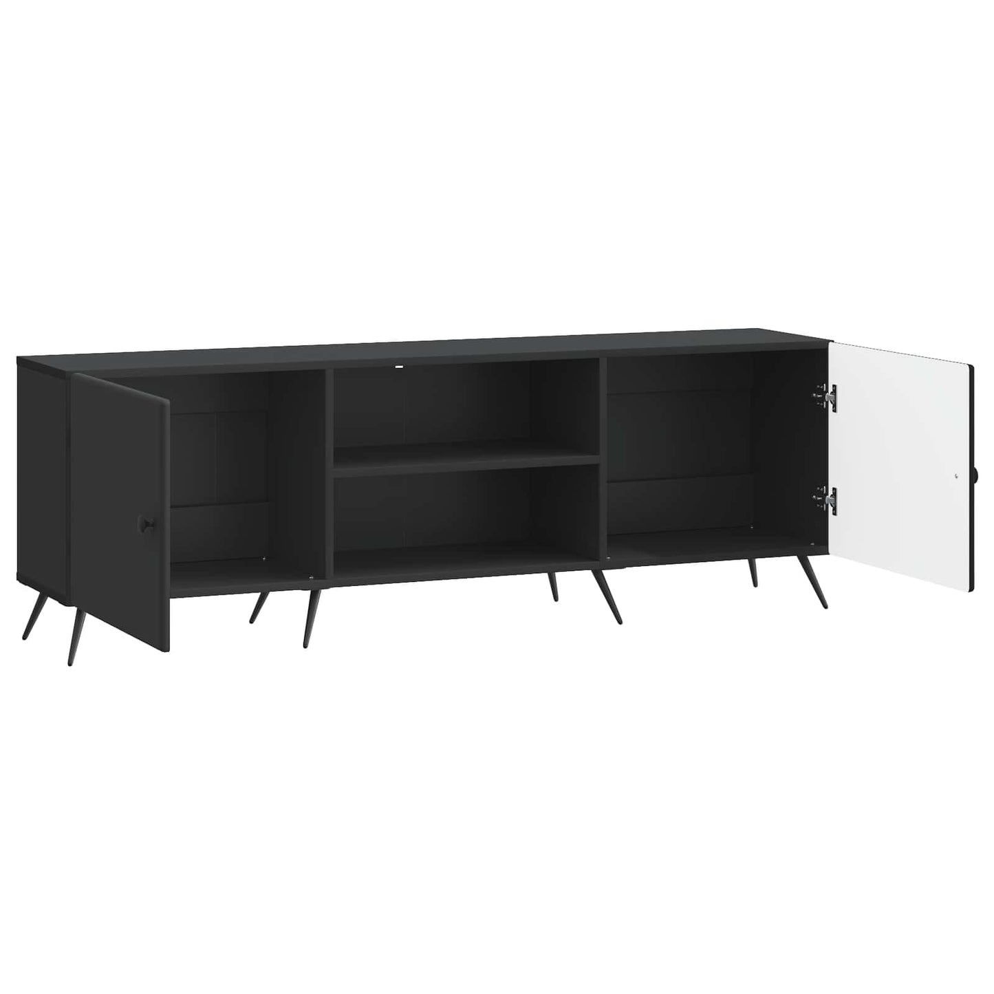 TV Cabinet Black 150 x 31 x 50 cm Engineered Wood