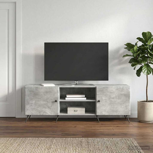 TV Cabinet 150 x 31 x 50 cm Concrete Grey Engineered Wood