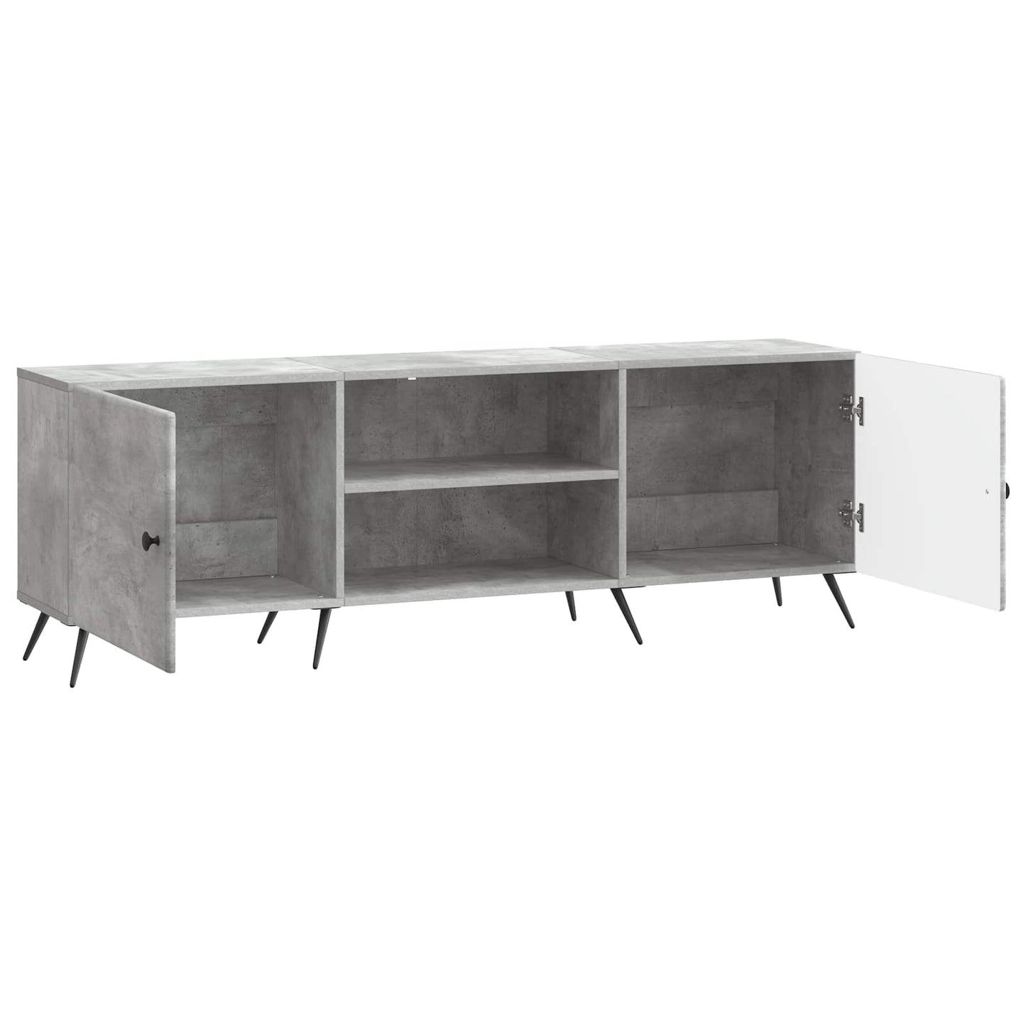 TV Cabinet Concrete Grey 150 x 31 x 50 cm Engineered Wood