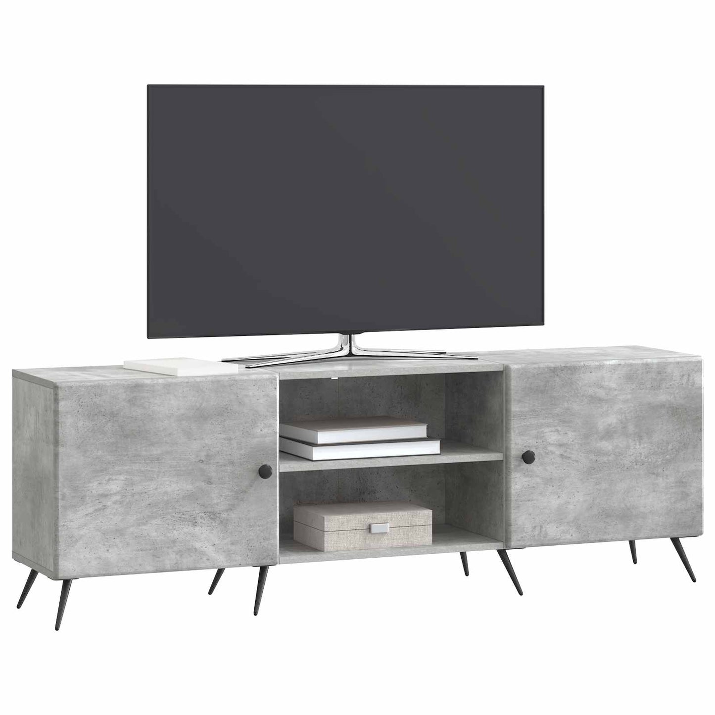 TV Cabinet Concrete Grey 150 x 31 x 50 cm Engineered Wood