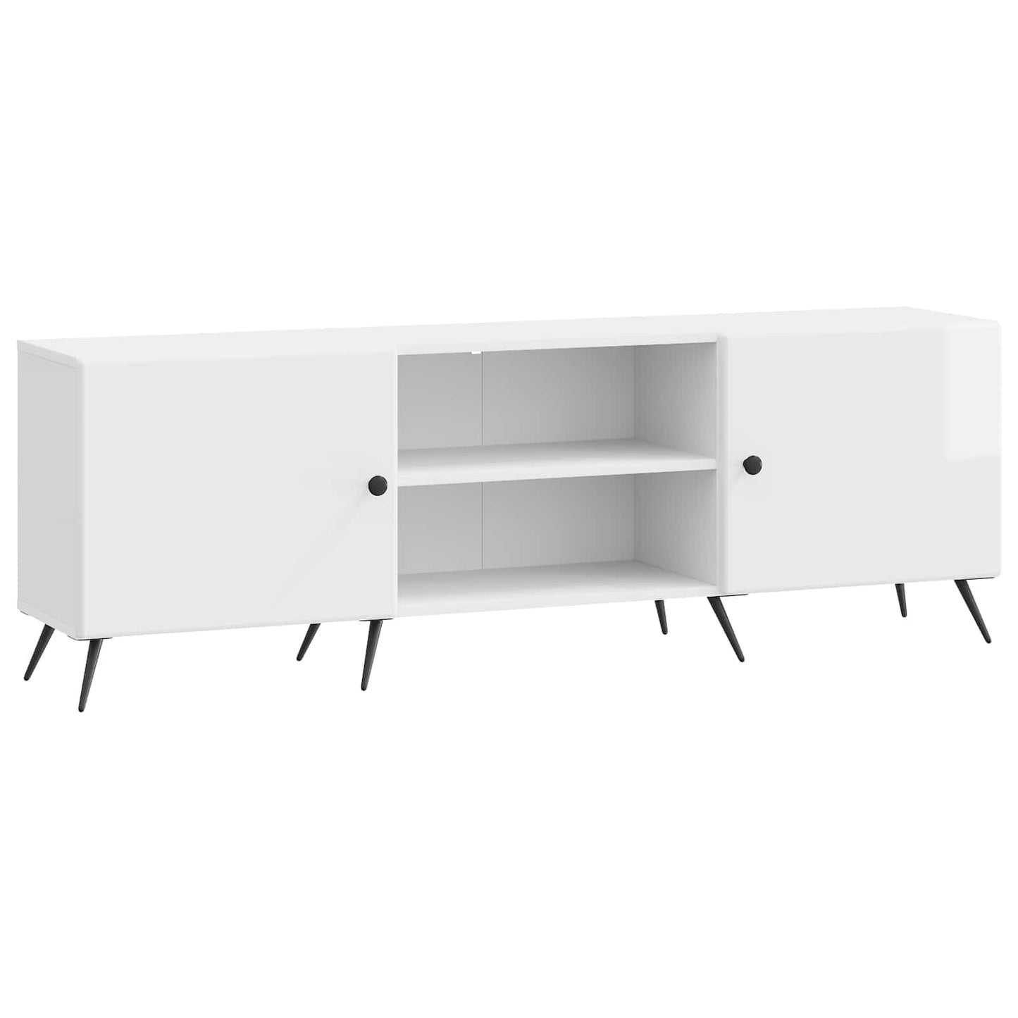 TV Cabinet High Gloss White 150 x 31 x 50 cm Engineered Wood