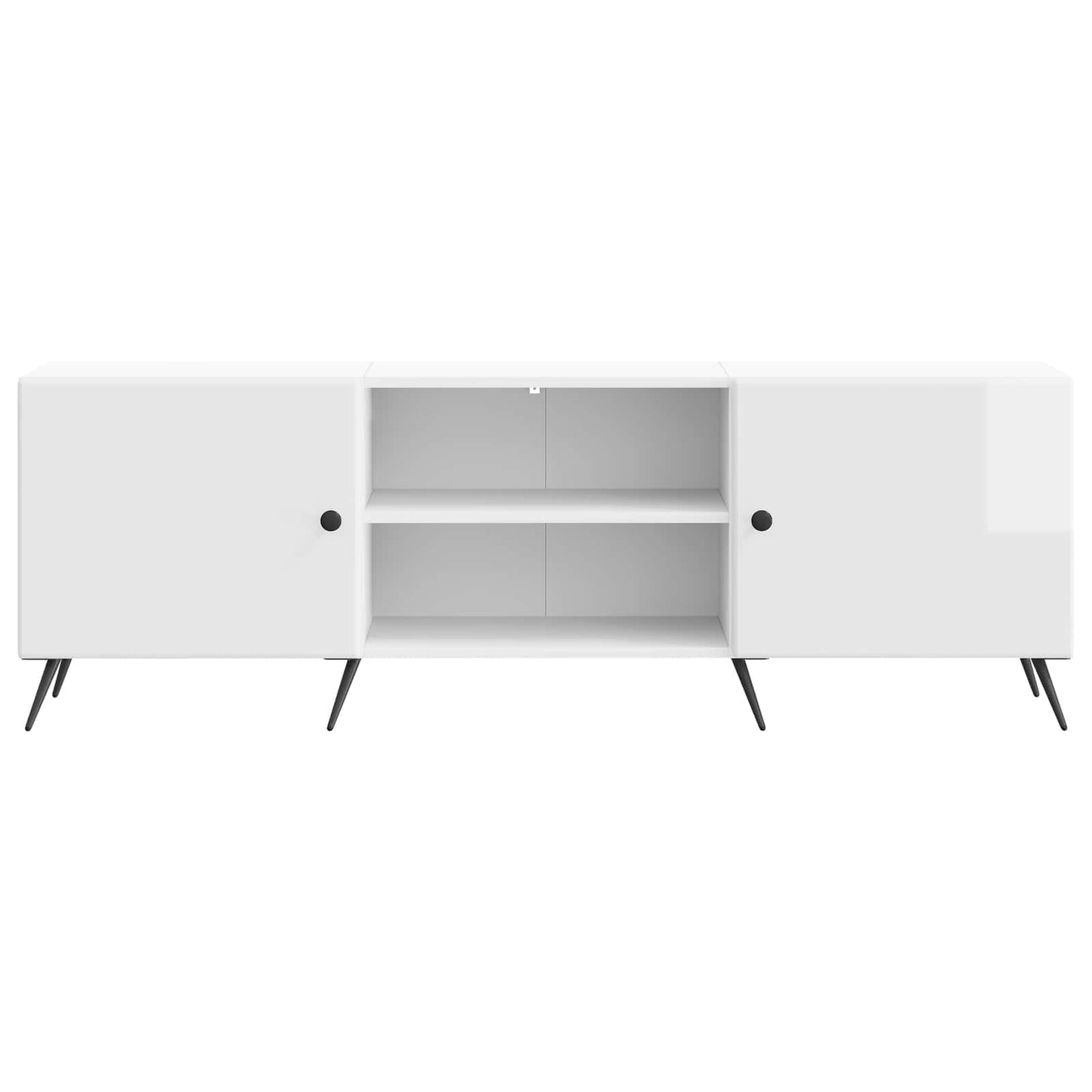 TV Cabinet High Gloss White 150 x 31 x 50 cm Engineered Wood