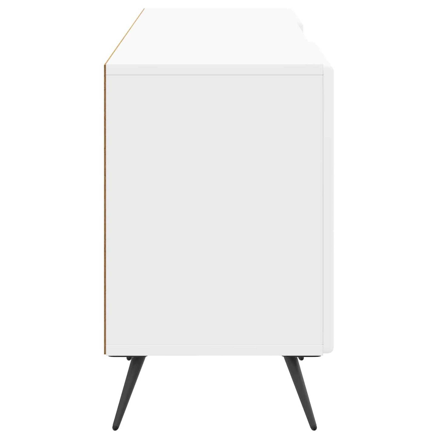 TV Cabinet High Gloss White 150 x 31 x 50 cm Engineered Wood