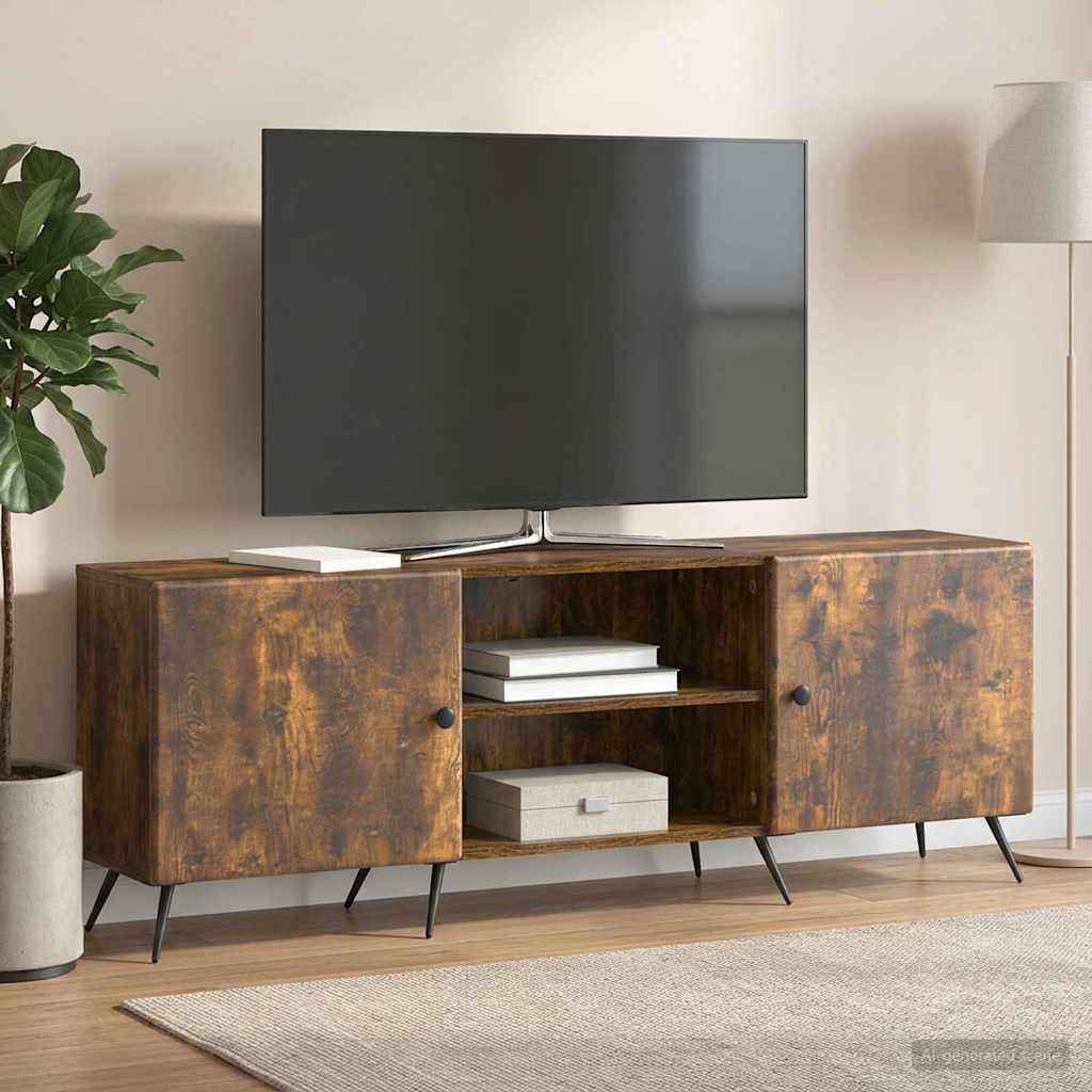 TV Cabinet Smoked Oak 150 x 31 x 50 cm Engineered Wood