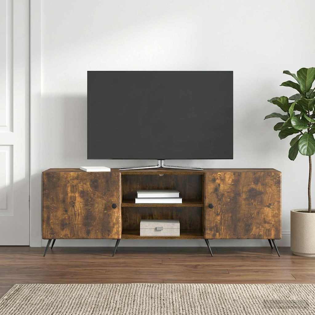 TV Cabinet 150 x 31 x 50 cm Smoked Oak Engineered Wood