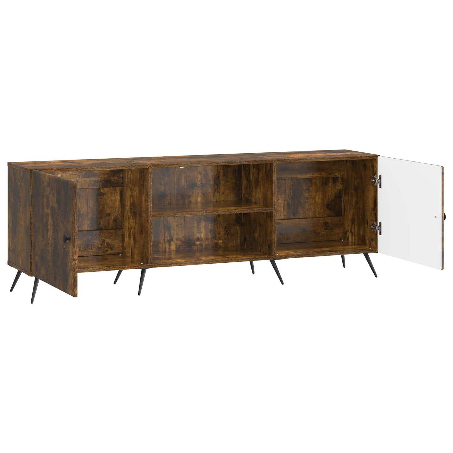 TV Cabinet Smoked Oak 150 x 31 x 50 cm Engineered Wood