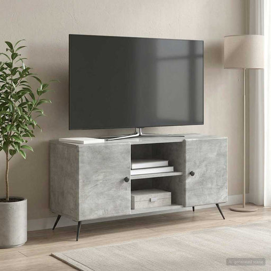 TV Cabinet 102 x 34.5 x 50 cm Concrete Grey Engineered Wood
