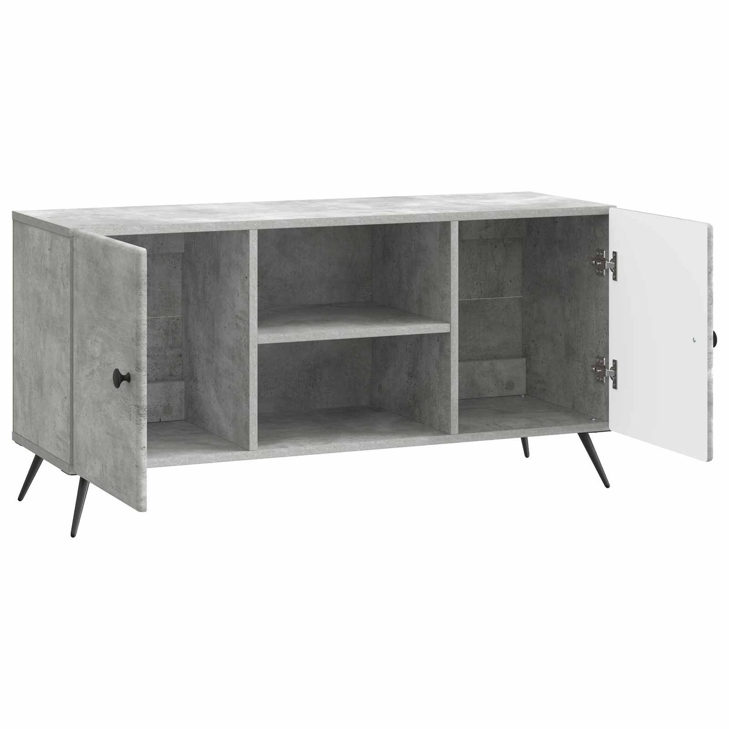 TV Cabinet Concrete Grey 102 x 34.5 x 50 cm Engineered Wood