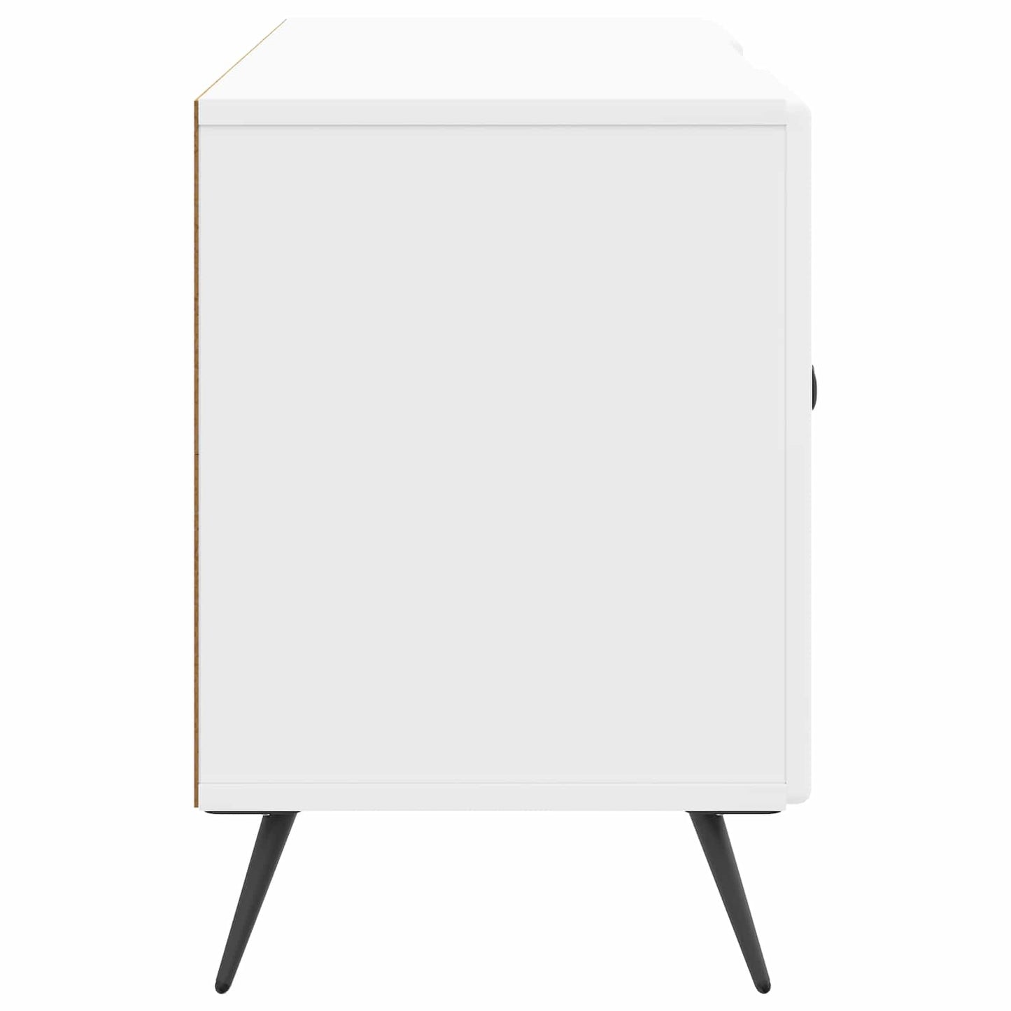 TV Cabinet High Gloss White 102 x 34.5 x 50 cm Engineered Wood