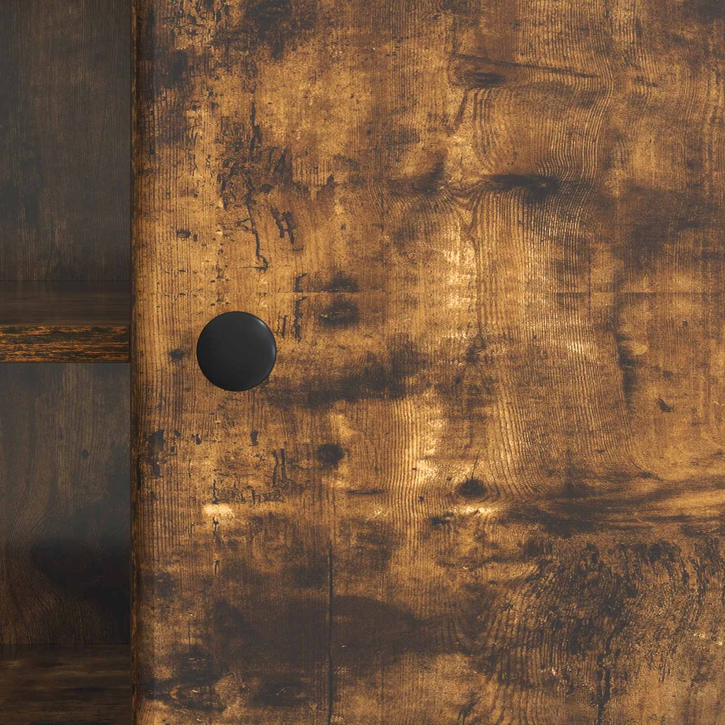 TV Cabinet 102 x 34.5 x 50 cm Smoked Oak Engineered Wood