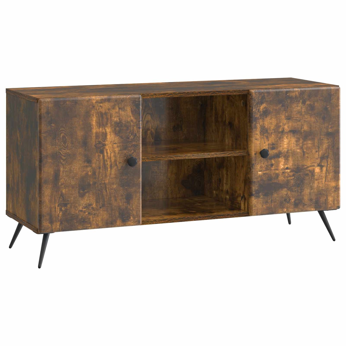 TV Cabinet 102 x 34.5 x 50 cm Smoked Oak Engineered Wood