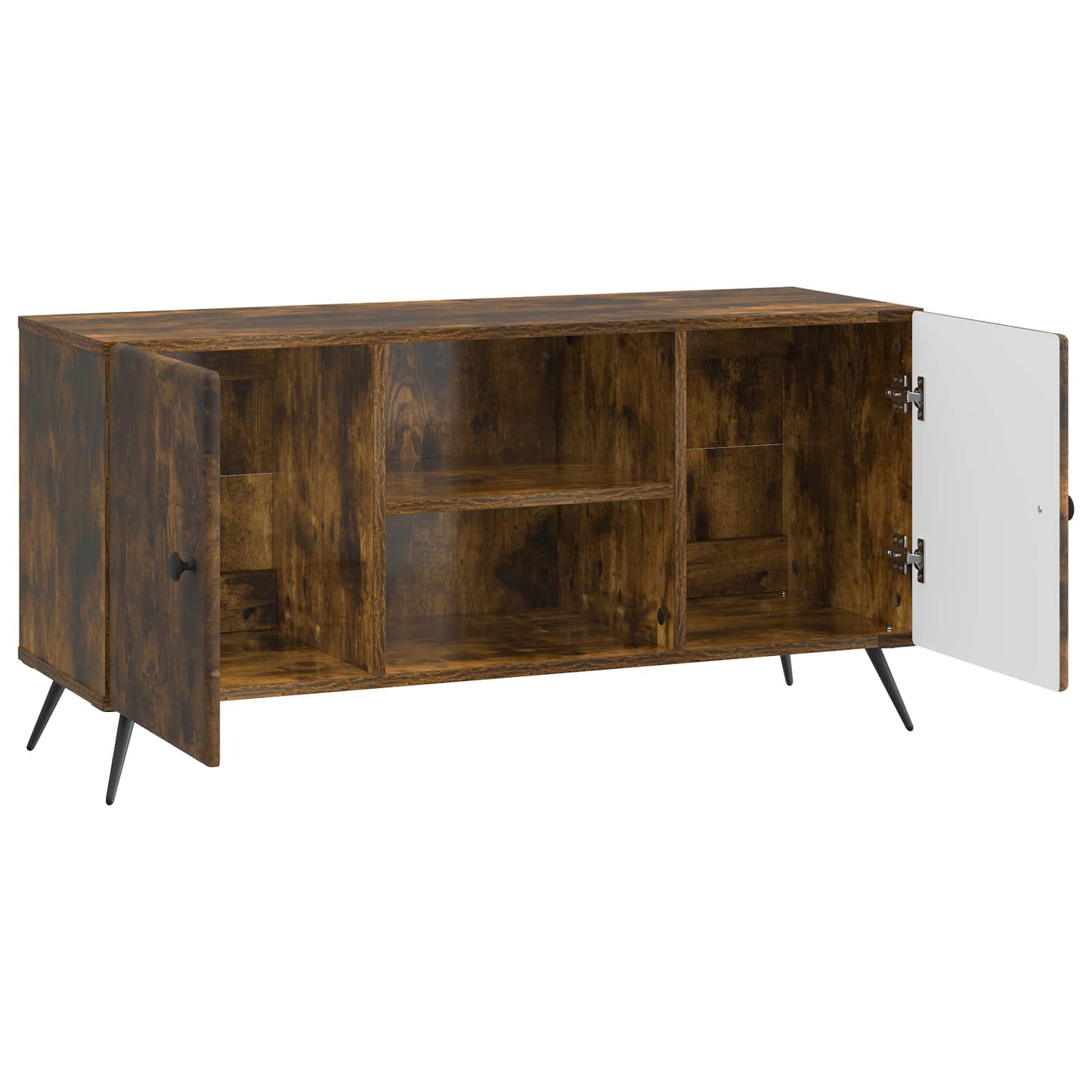 TV Cabinet 102 x 34.5 x 50 cm Smoked Oak Engineered Wood