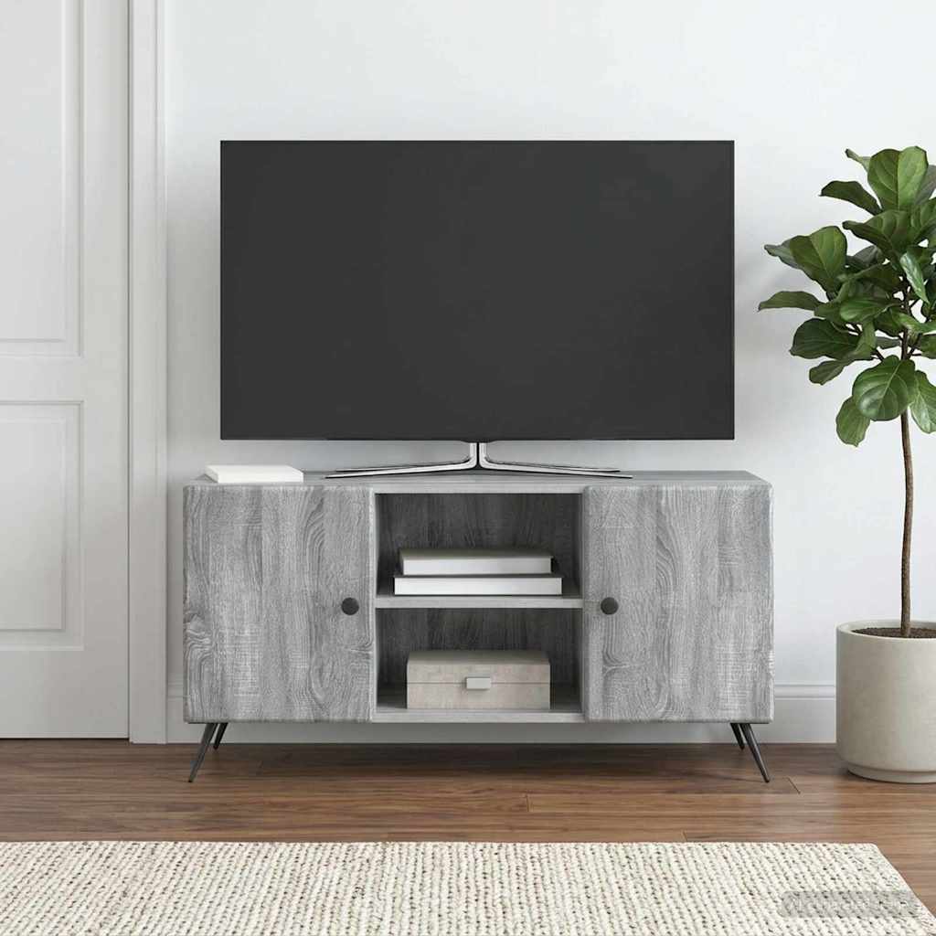 TV Cabinet 102 x 34.5 x 50 cm Grey Sonoma Engineered Wood