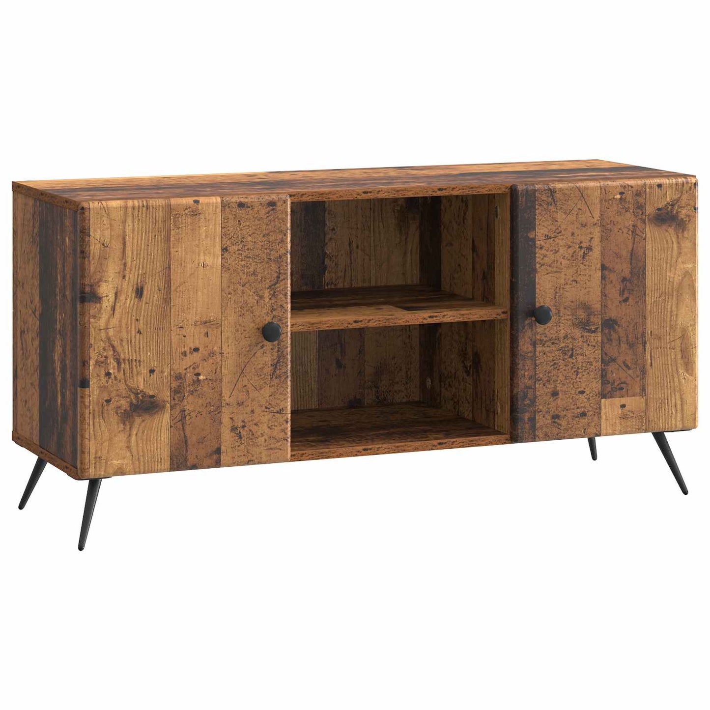 TV Cabinet Old Wood 102 x 34.5 x 50 cm Engineered Wood
