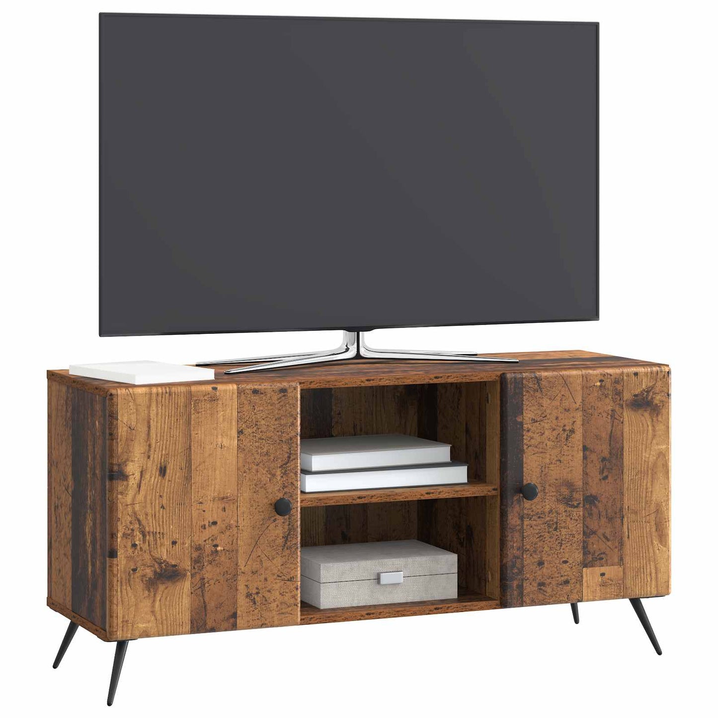 TV Cabinet Old Wood 102 x 34.5 x 50 cm Engineered Wood