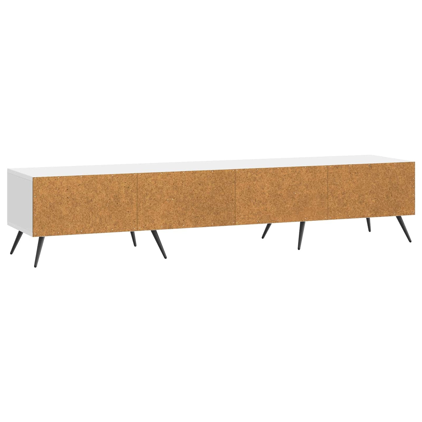 TV Cabinet High Gloss White 147 x 34.5 x 30 cm Engineered Wood