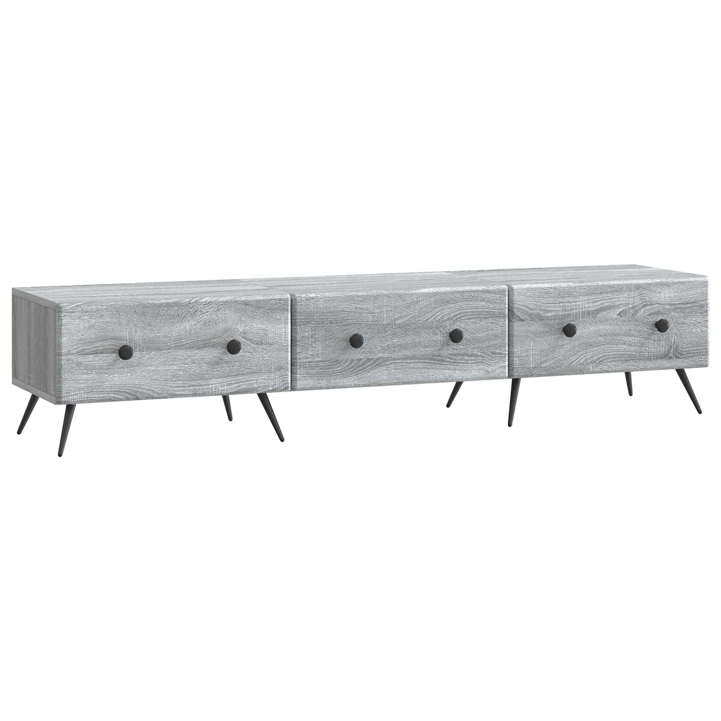 TV Cabinet Grey Sonoma 147 x 34.5 x 30 cm Engineered Wood