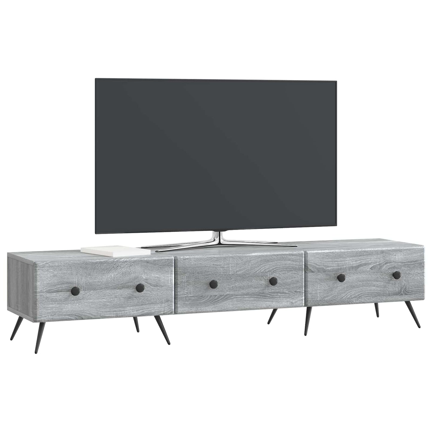 TV Cabinet Grey Sonoma 147 x 34.5 x 30 cm Engineered Wood