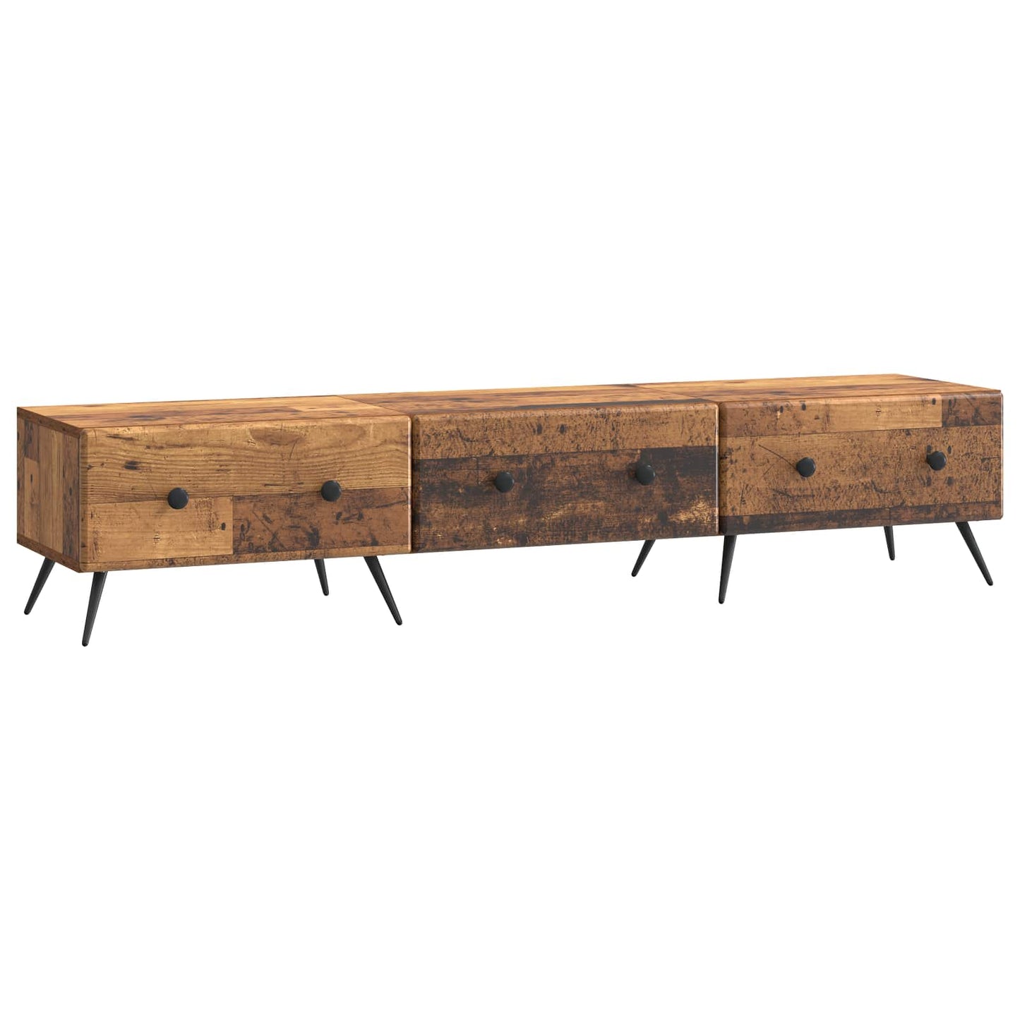 TV Cabinet Old Wood 147 x 34.5 x 30 cm Engineered Wood