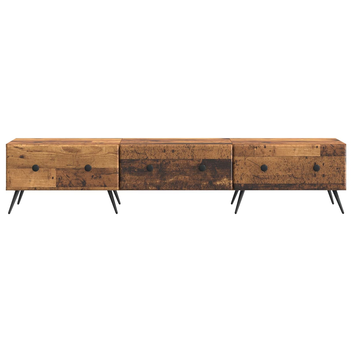 TV Cabinet Old Wood 147 x 34.5 x 30 cm Engineered Wood