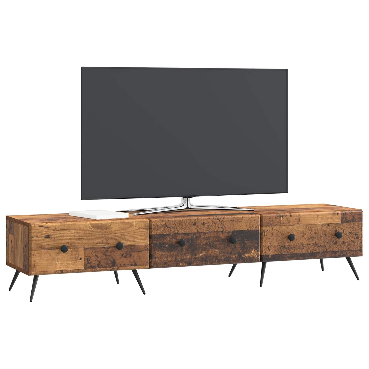 TV Cabinet Old Wood 147 x 34.5 x 30 cm Engineered Wood