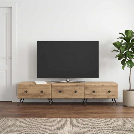 TV Cabinet 147 x 34.5 x 30 cm Artisan Oak Engineered Wood