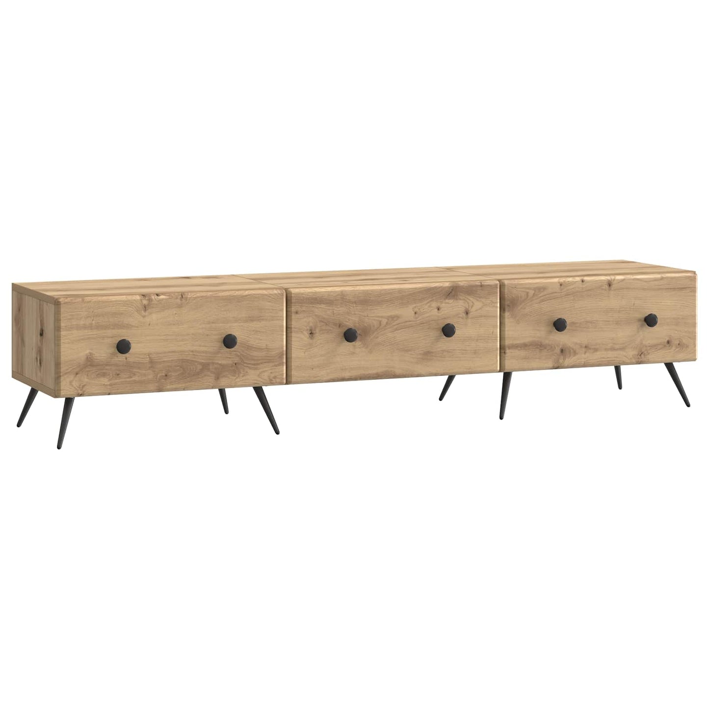 TV Cabinet Artisan Oak 147 x 34.5 x 30 cm Engineered Wood